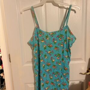 Victoria's Secret Blue Floral night gown